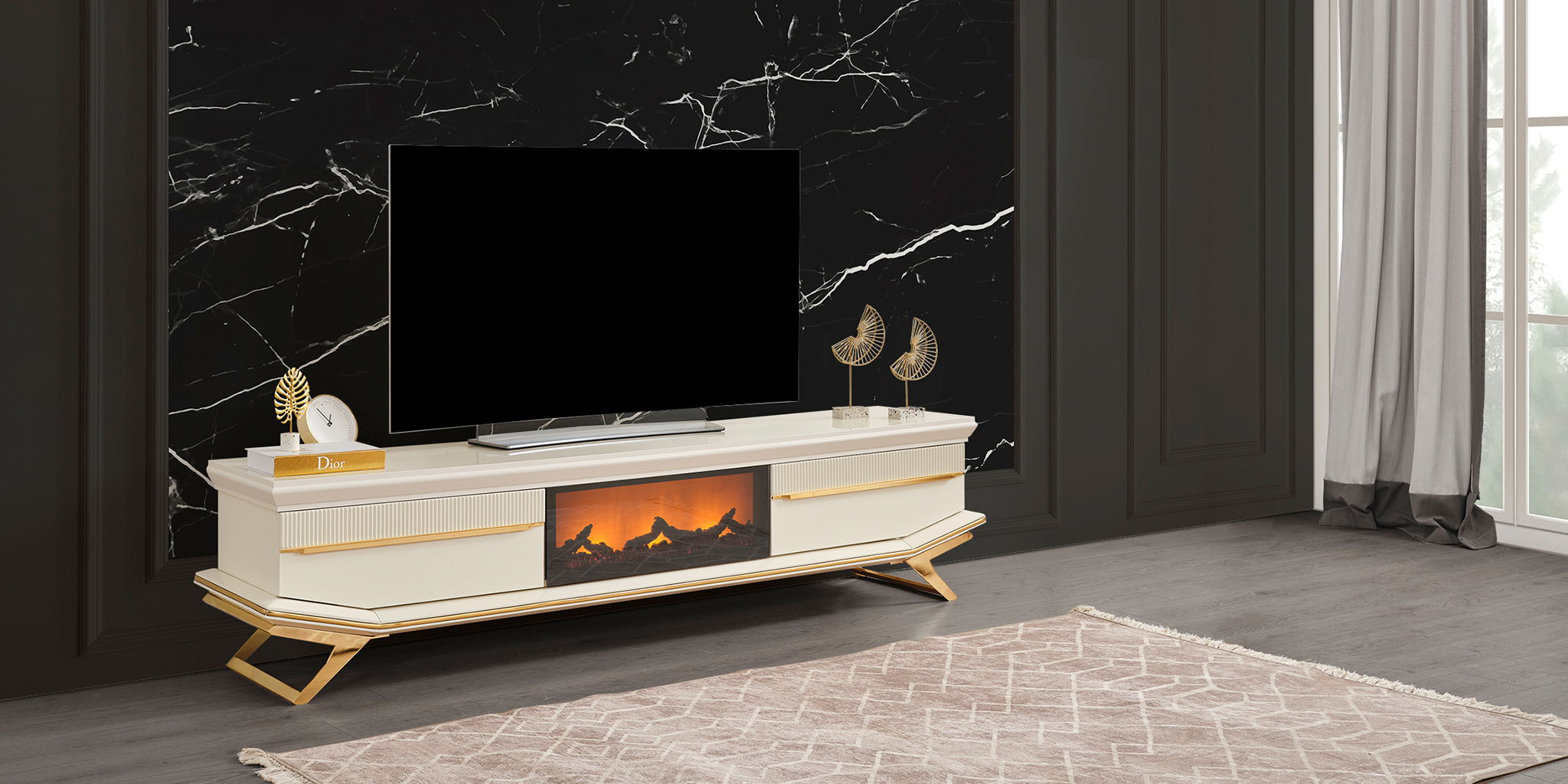 Asos Gold Tv Ünitesi